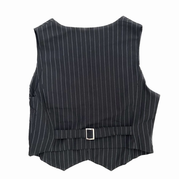 Pinstripe Vest Top - Picture 4 of 6